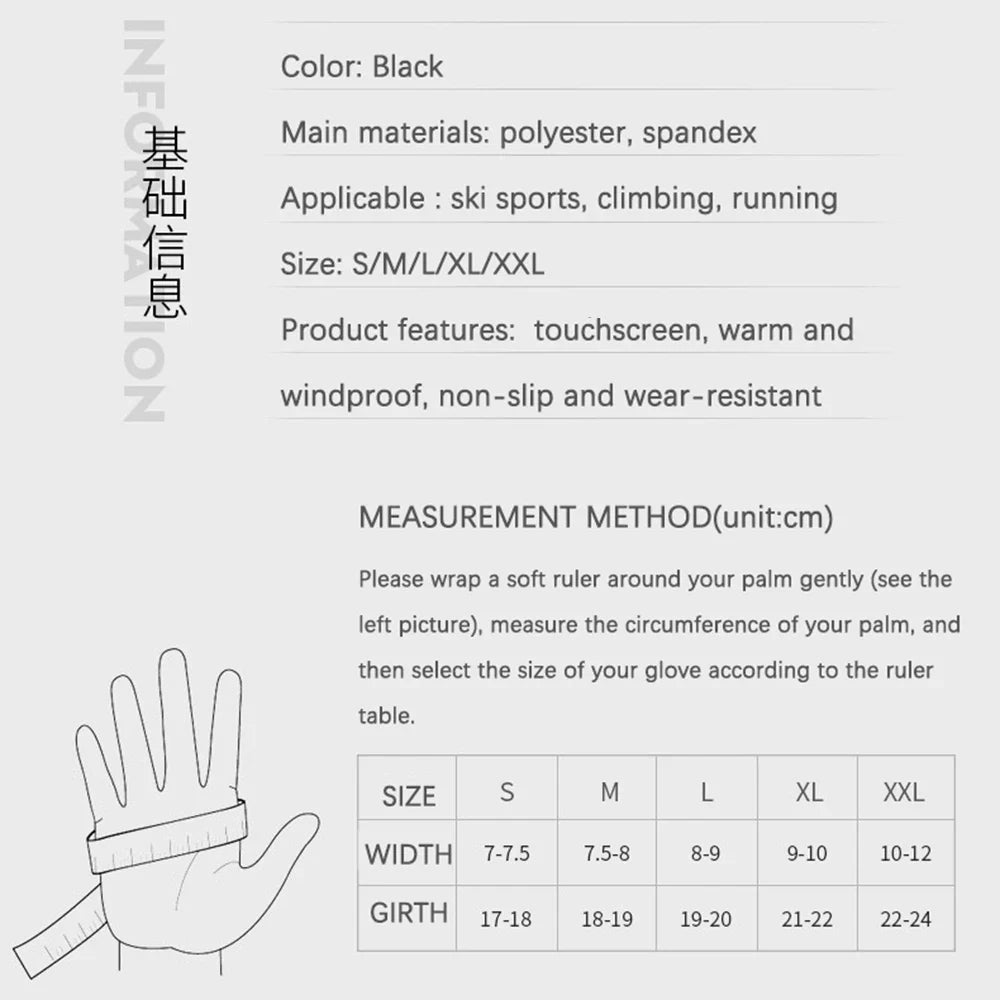 Avelena | Winter Wasserdichte Herrenhandschuhe – Winddicht