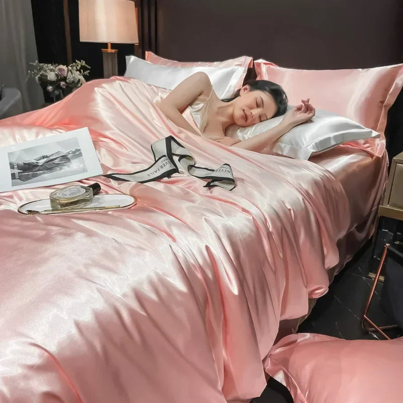 Avelena | SilkDream | Luxuriöses Seidenbett-Set