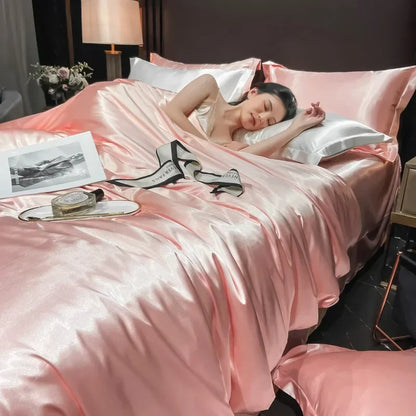 Avelena | Luxuriöses Seidenbett-Set