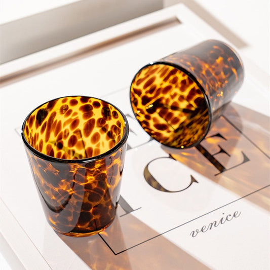 Avelena | Leopard Retro Trinkglas