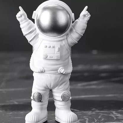 Avelena | Harz-Astronaut-Figur Statue Raumfahrer Skulptur Pädagogisches Spielzeug Schreibtisch-Dekoration Astronaut-Modell Für Kinder Geschenk