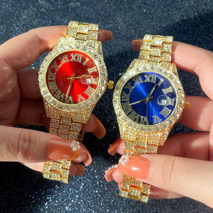 Avelena | Hip Hop Bling Trio Cuban Kette Schmuck Set
