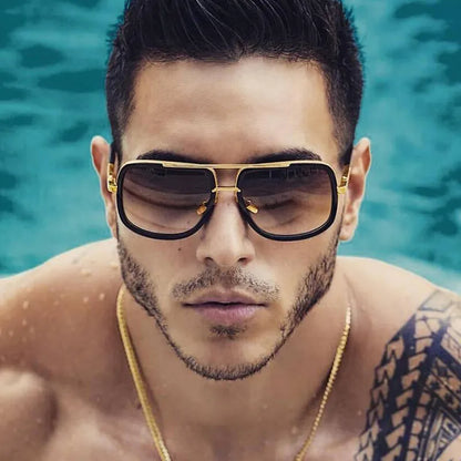 Avelena | Metalllegierung Spiegel Uv400 Fahren Sonnenbrille