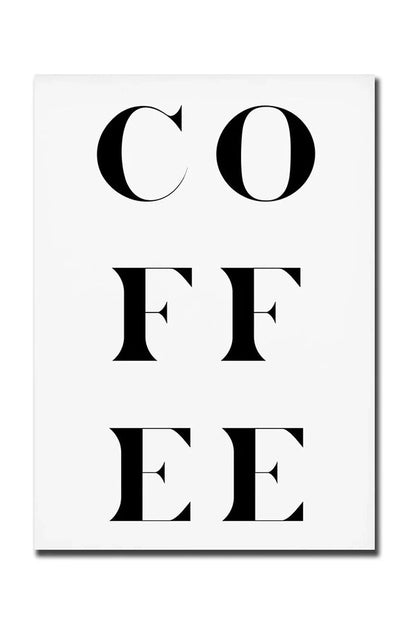 Avelena | Guten Morgen Kaffee Leinwand Poster