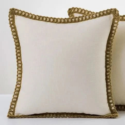 Avelena | Buntes französisches Dekokissenbezug Polyester