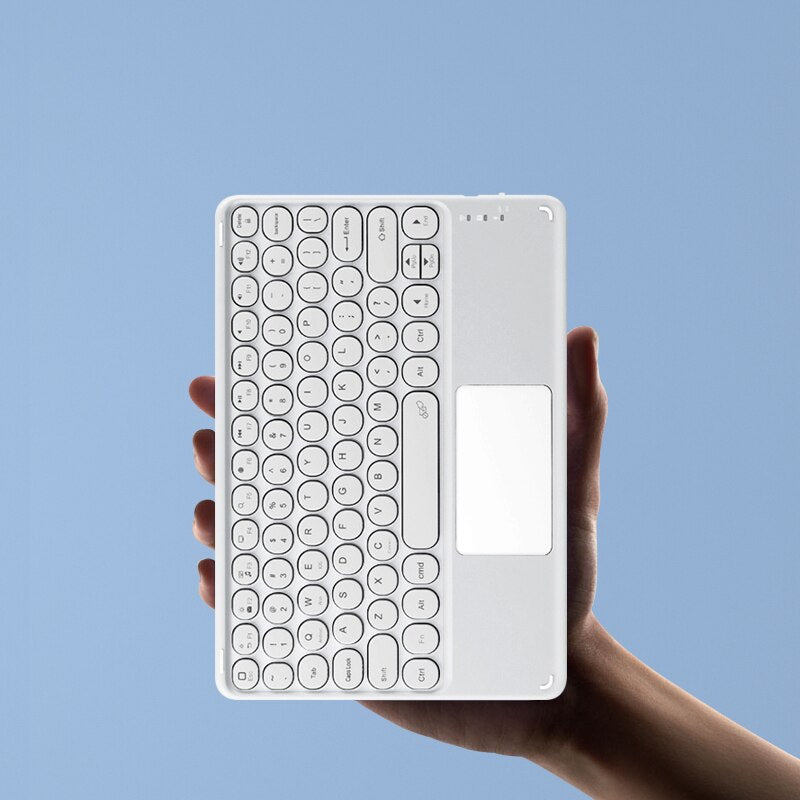Avelena | Süße Rundfarbe Tastatur mit Touchpad