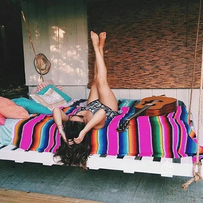 Avelena | Buntes mexikanisches Serape-Decke