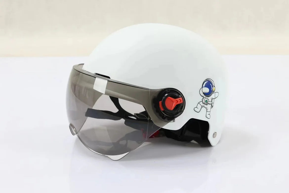 Avelena | Offenes Gesicht Motorradhelm mit Goggles – Orion