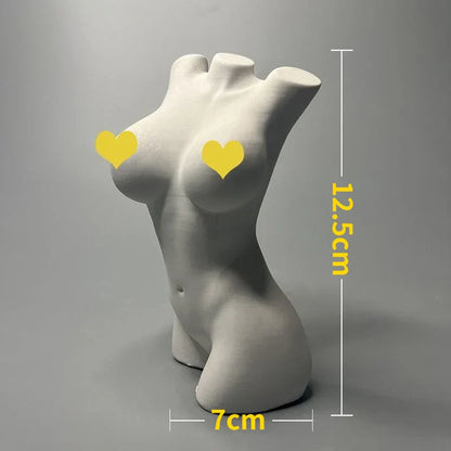 Avelena | Nordic INS Stil Charakter Gips Statue DIY Gemalt Skizze Fotografie Requisiten Tischdekorationen Wohnkunst Gips Dekoration