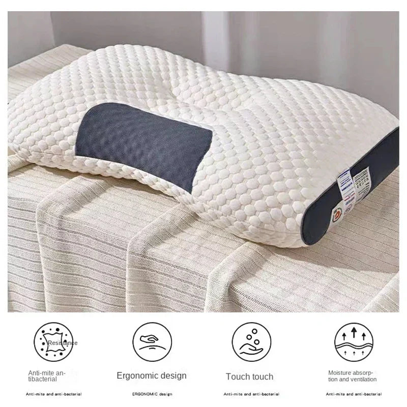 Avelena | Orthopädisches Nackenkissen mit umgekehrter Traktion für einen Patienten, 48 x 74 cm