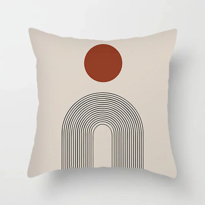 Avelena | Moderne Kunst Abstraktes Muster Dekokissenbezüge Kreative Linien Sofa Stuhl Kissenbezüge Wurfkissenbezüge Home Office Dekor