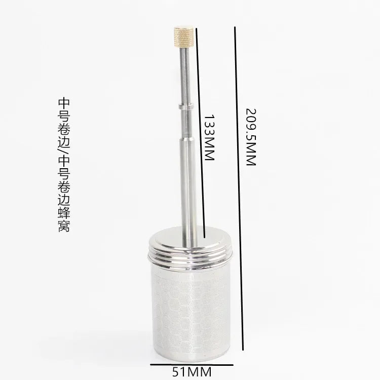 Avelena | Edelstahl Wiederverwendbarer Press Tee-Filter