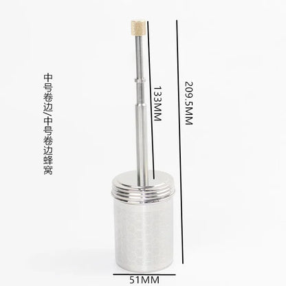 Avelena | Edelstahl Wiederverwendbarer Press Tee-Filter