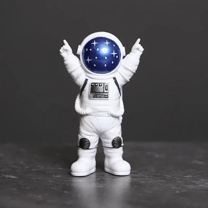 Avelena | Harz-Astronaut-Figur Statue Raumfahrer Skulptur Pädagogisches Spielzeug Schreibtisch-Dekoration Astronaut-Modell Für Kinder Geschenk