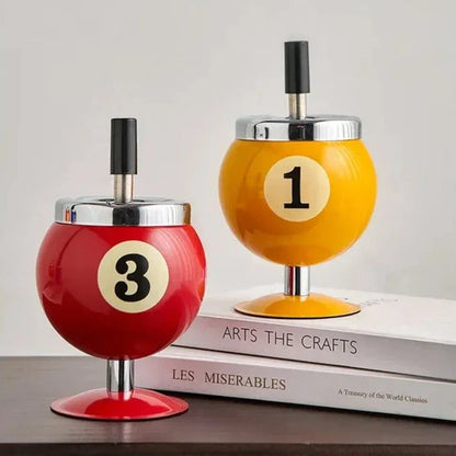 Avelena | Metall Billard Aschenbecher