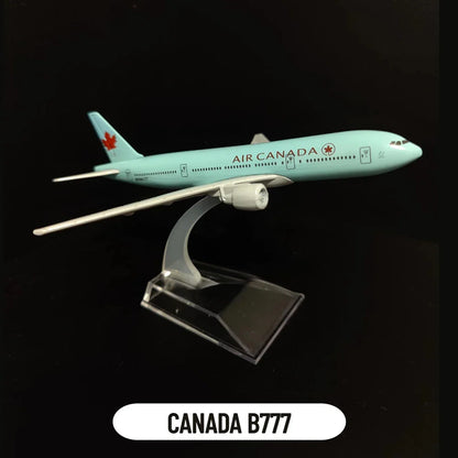 Avelena | Metallflugzeugmodell Emirates Airlines A380 B777 Flug Diecast Modellspielzeuge für Jungen