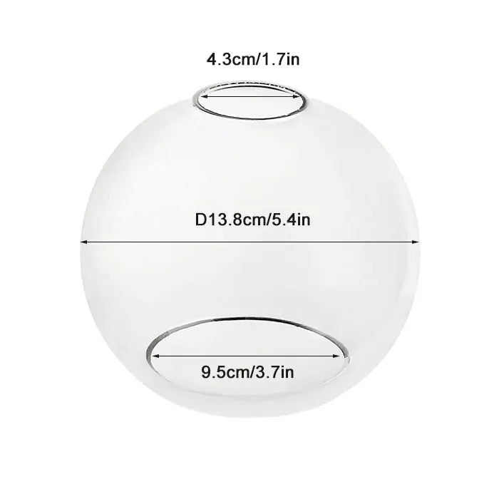 Avelena | ClearShade | Lampenschirm Transparente Lichtabdeckung