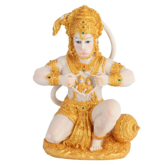 Avelena | 1 Stück Hanuman Buddha Affengott Figurine Südostasiatischer Stil Heimskulptur Lord Hanuman Statue Buddha Figur Ornament