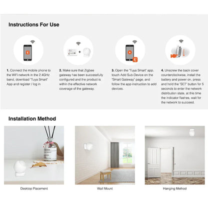 Avelena | PIR Bewegungsmelder (Zigbee 3.0)