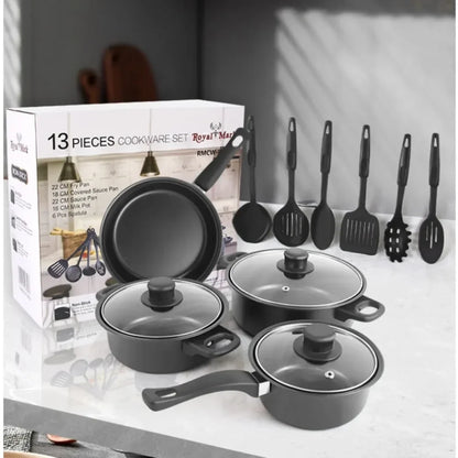Avelena | 13 teiliges Kochgeschirr Set
