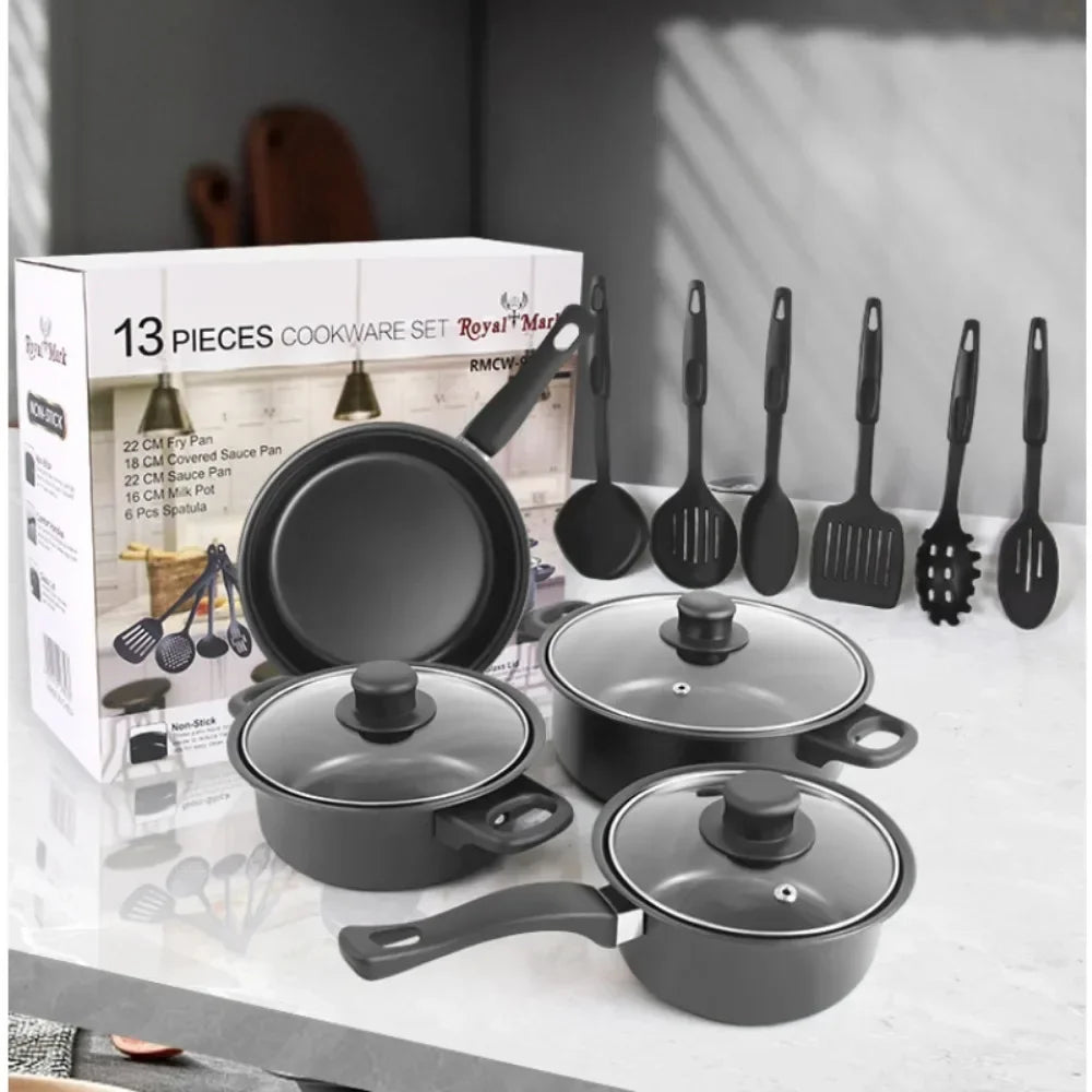 Avelena | CulinaryEssentials | 13 teiliges Kochgeschirr Set