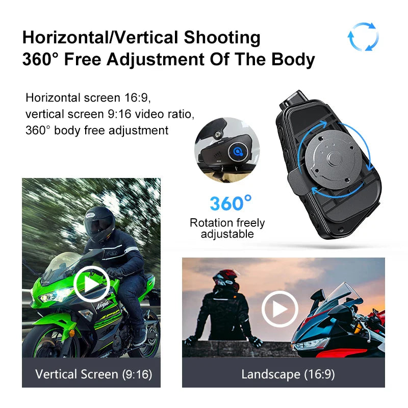 Avelena | Bluetooth Motorradhelm Kamera 1080P HD wasserdicht – ApexRide
