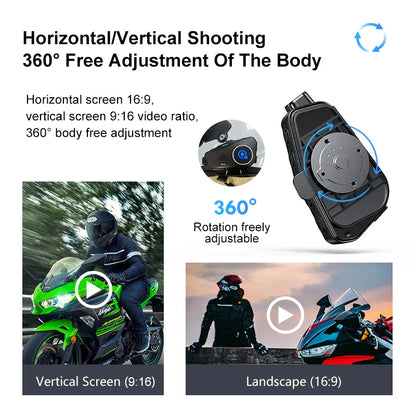 Avelena | Bluetooth Motorradhelm Kamera 1080P HD wasserdicht – ApexRide