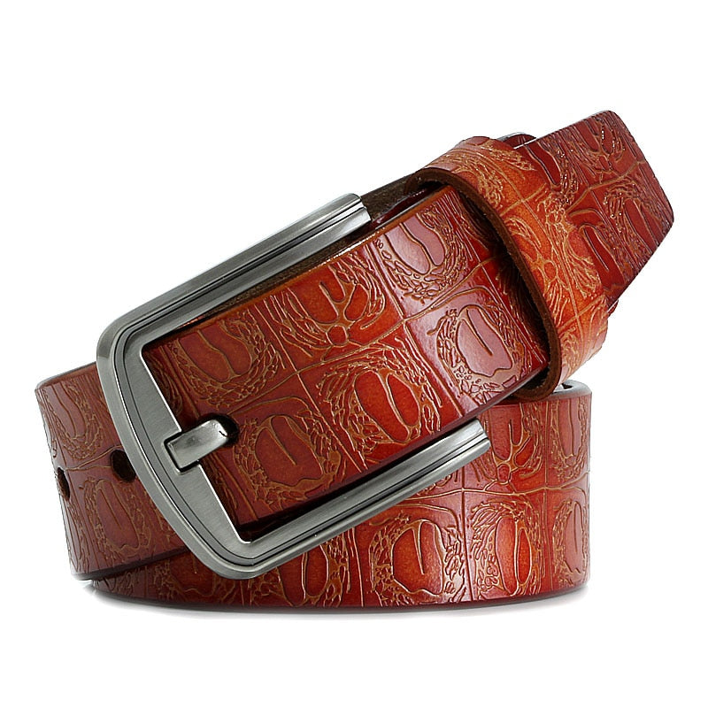 Avelena | Luxus Leder Cowboy Gürtel für Männer