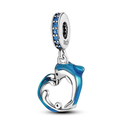 Avelena | 925 Silber Goldener Leopard Charms Perlen Bunte Chamäleon Nashorn Löwe Skarabäus Katze Anhänger Passend für Original Pandora Armband Schmuck