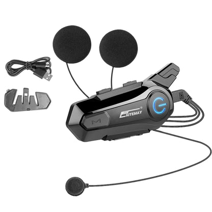 Avelena | Bluetooth-Motorradhelm-Intercom-Headset mit 1000 m Reichweite & IPX6 wasserdicht – RoadComm