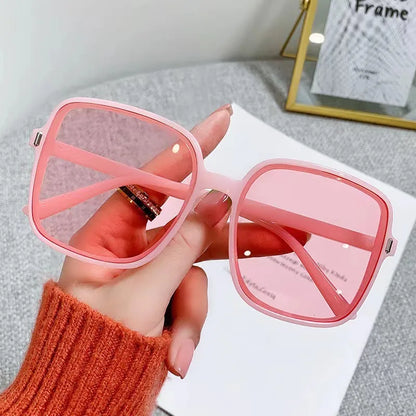 Avelena | Rechteckige Quadratische Augen Schutz Frauen Uv400 Sonnenbrille