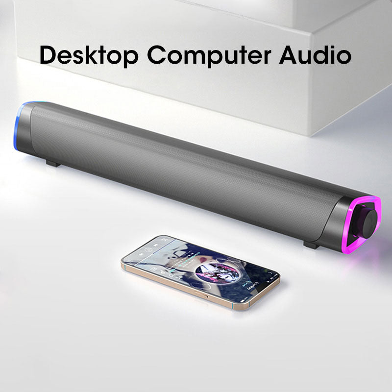 Avelena | 4D Datenmaskenlautsprecher Bluetooth 5.0 Kabel Lautsprecher