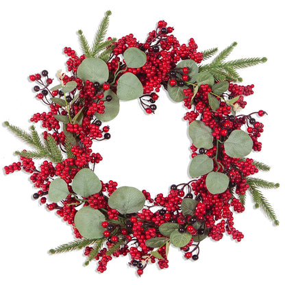 Avelena | Rote Beeren Weihnachtskränze