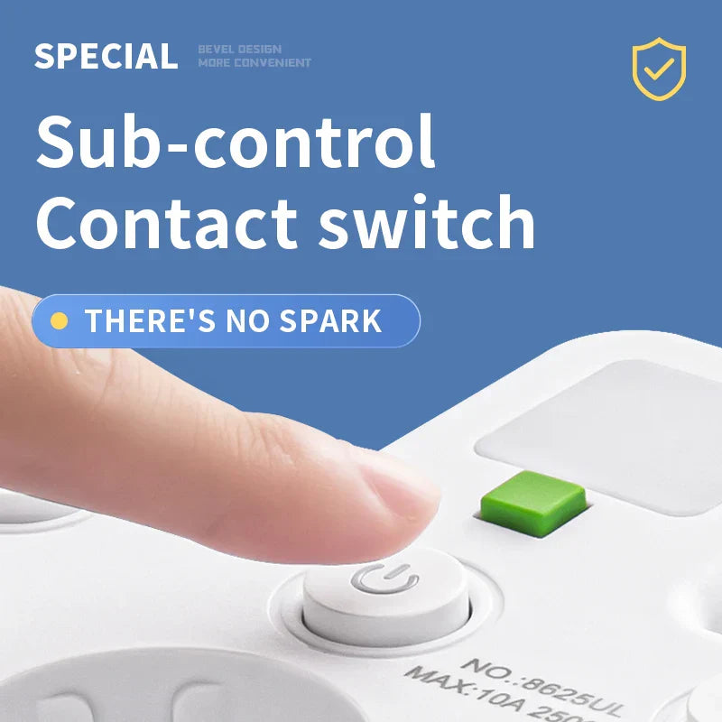 Avelena | VoltSafe | Multi-Steckdose – Sichere Ladung für alle Geräte