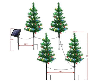 Avelena | Festliche Glow Wasserdichte Led Solar Gartenbeleuchtung