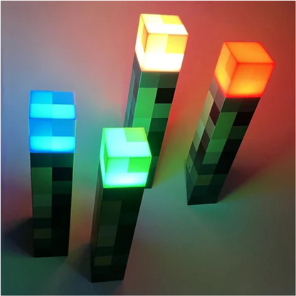 Avelena | Spielzeuglampe Minecraft-Lichttaschenlampe für dein Zuhause