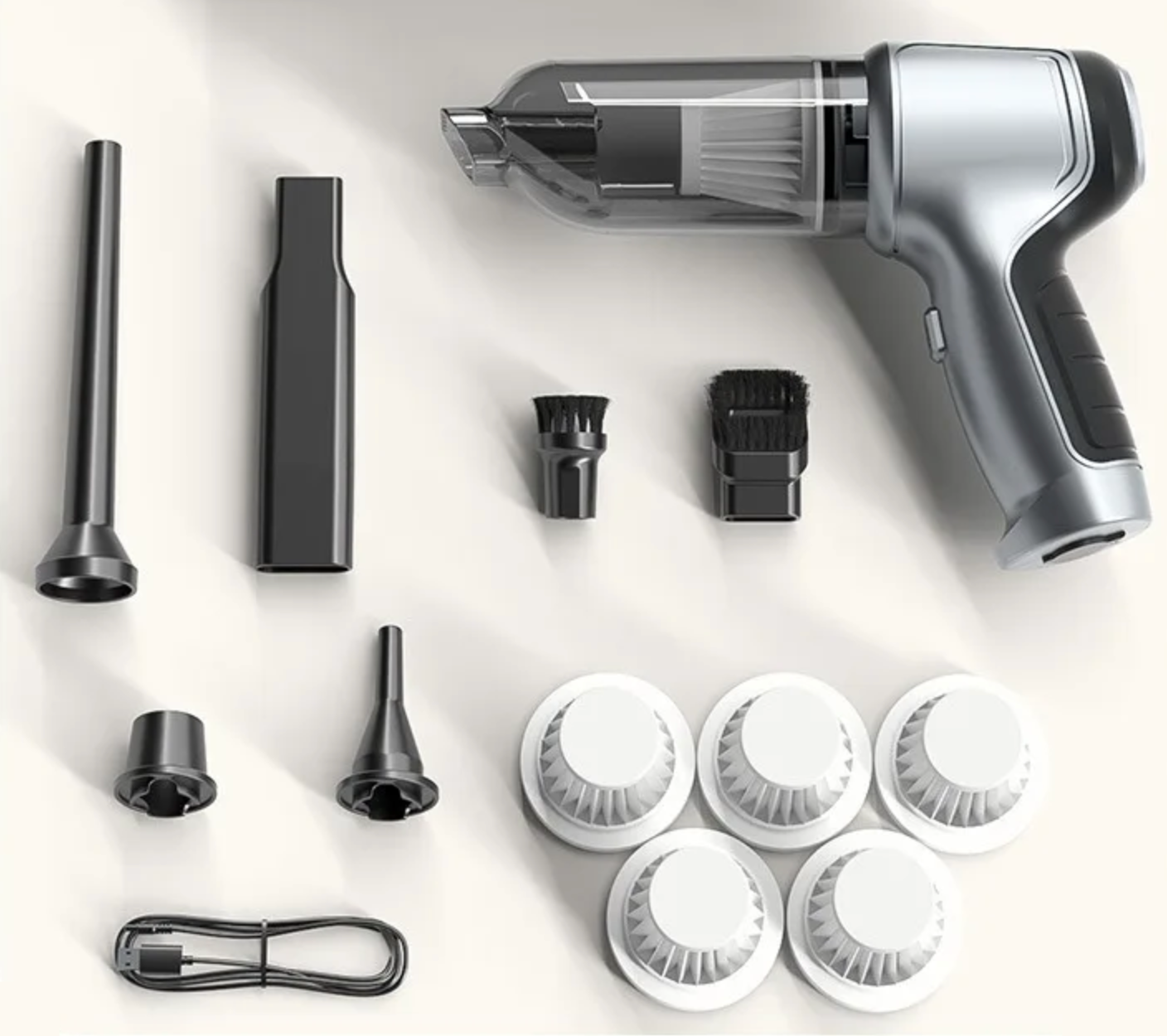 Avelena | DustBlaster | Der leistungsstärkste kabellose Autosauger