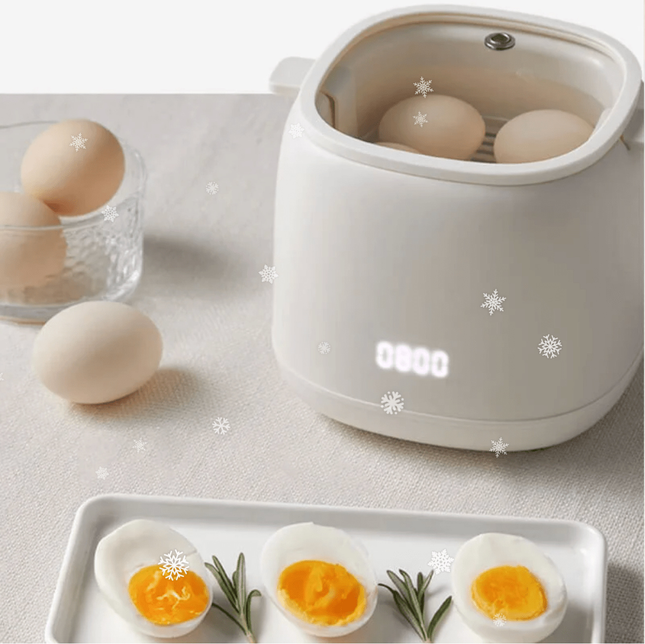 Avelena | EggMaster | Ultra Smarter Eierkocher mit 6 Kochmodi – Perfekte Eier jedes Mal