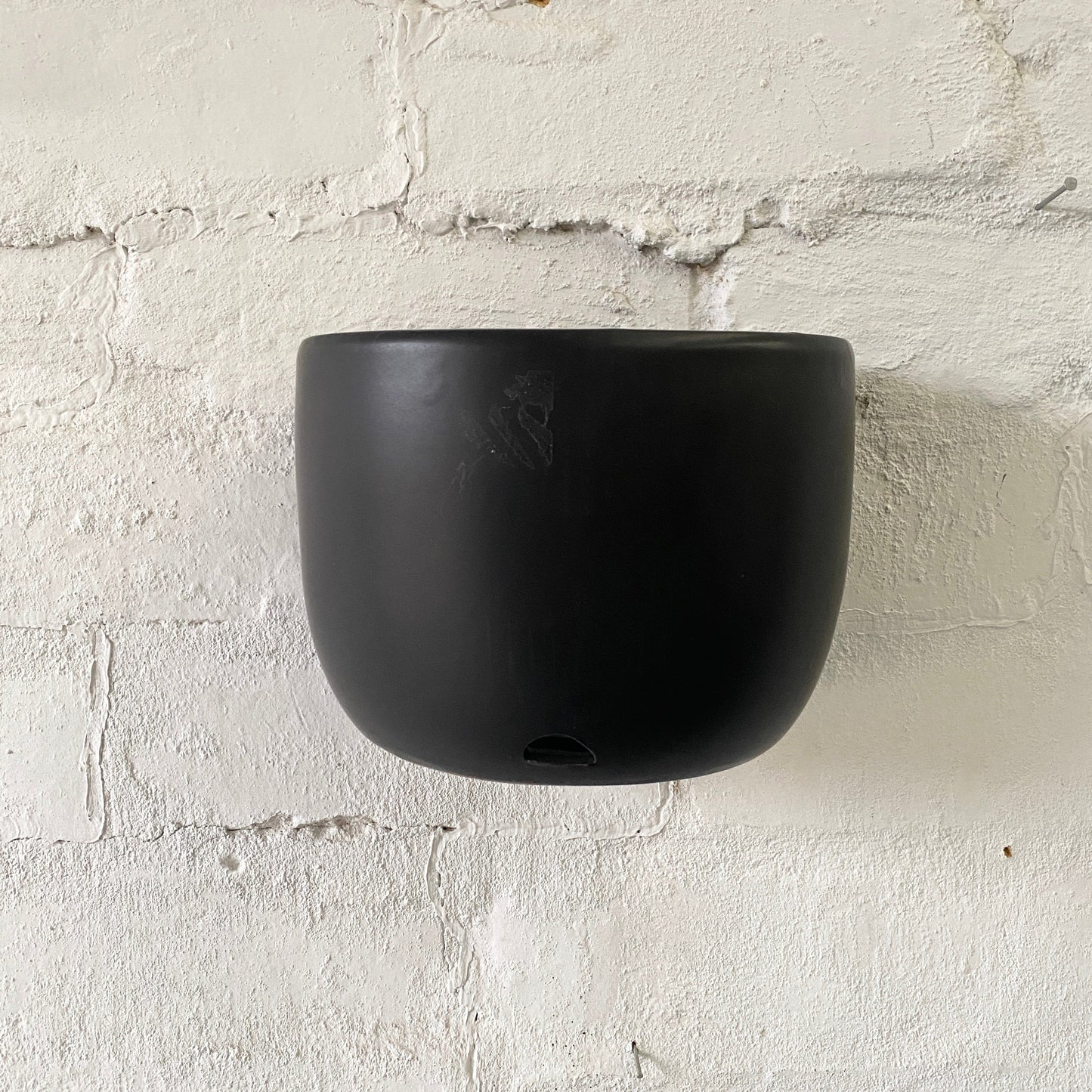 Avelena | Scoop Keramischer Wandtopf Schwarz