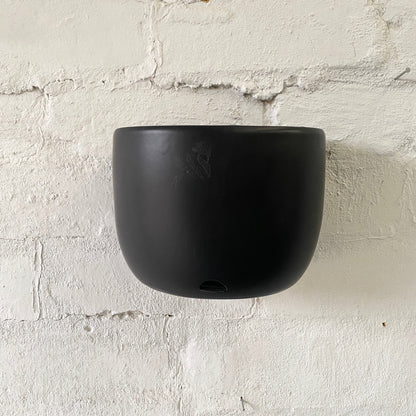Avelena | Scoop Keramischer Wandtopf Schwarz