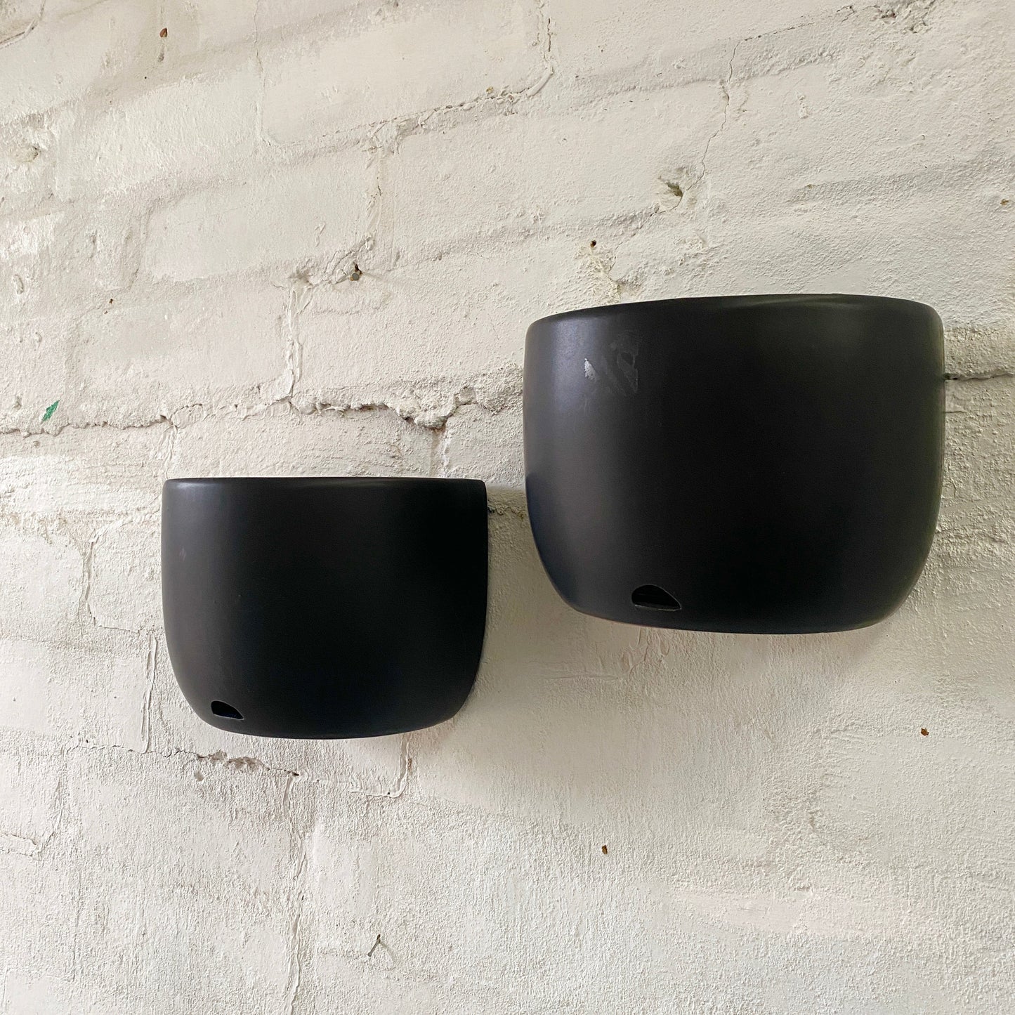 Avelena | Scoop Keramischer Wandtopf Schwarz