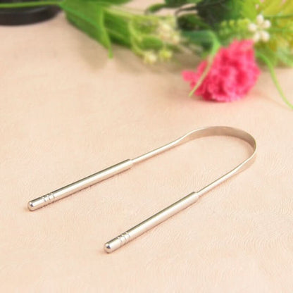 Avelena | Edelstahl Zungenschaber für frischen Atem & bessere Mundhygiene