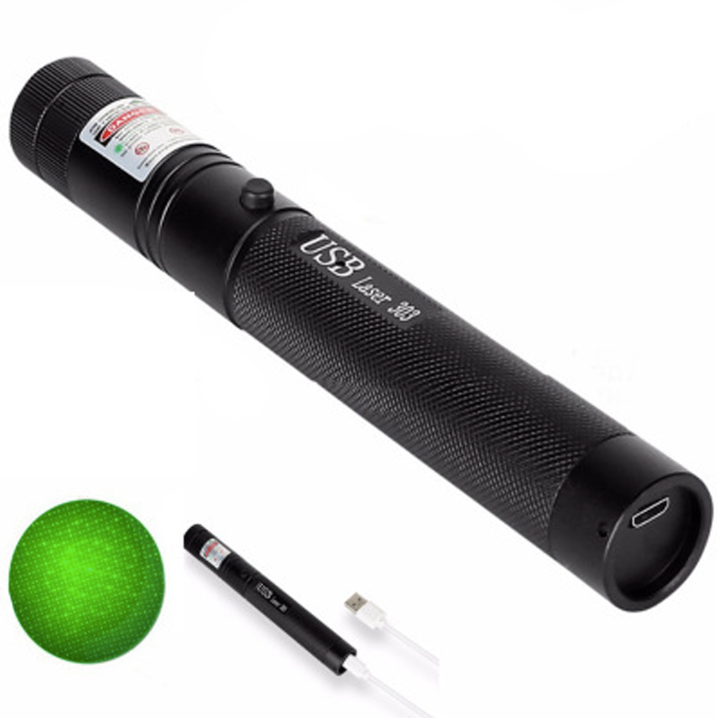 Avelena | Zelara-Power Laserpointer 303 - Wiederaufladbarer sichtbarer USB-Laserpointer mit hoher Leistung