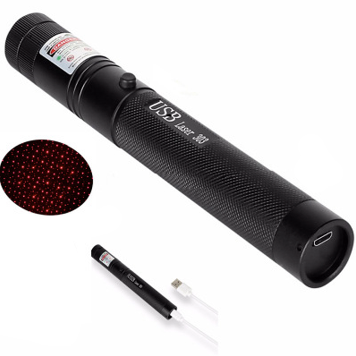 Avelena | Zelara-Power Laserpointer 303 - Wiederaufladbarer sichtbarer USB-Laserpointer mit hoher Leistung