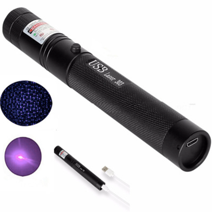 Avelena | Zelara-Power Laserpointer 303 - Wiederaufladbarer sichtbarer USB-Laserpointer mit hoher Leistung