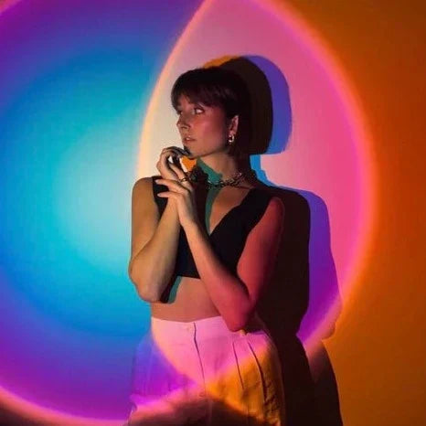 Avelena | Sonnenuntergang Lampe - Luminex - USB Angetrieben - Regenbogen Projektion