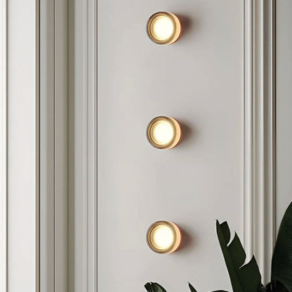 Avelena | DimpleGlow – Kompakte moderne LED-Wandleuchte für stilvolle und vielseitige Wohnbeleuchtung