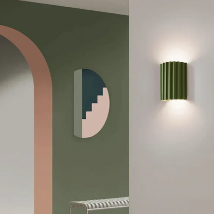Avelena | Zeitgenössische Harzwandlampe | Beidseitige Lichtdiffusion & Ideal für moderne Wohnräume, Schlafzimmer, Flure