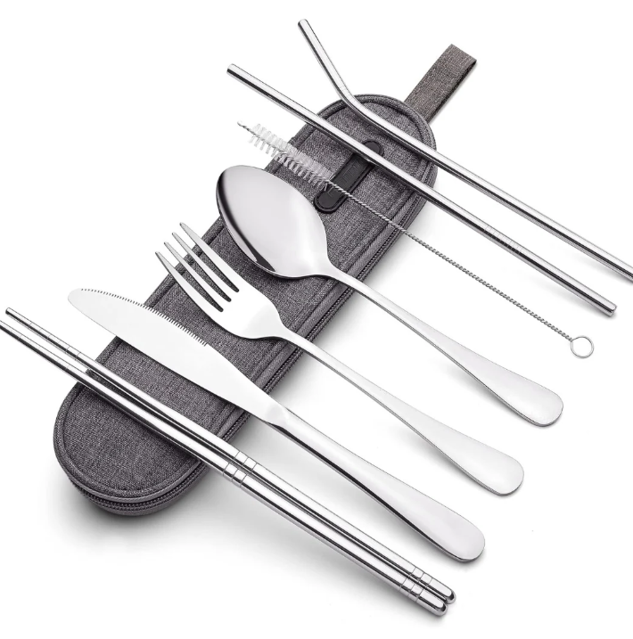 Avelena | Tragbares Edelstahl Besteckset