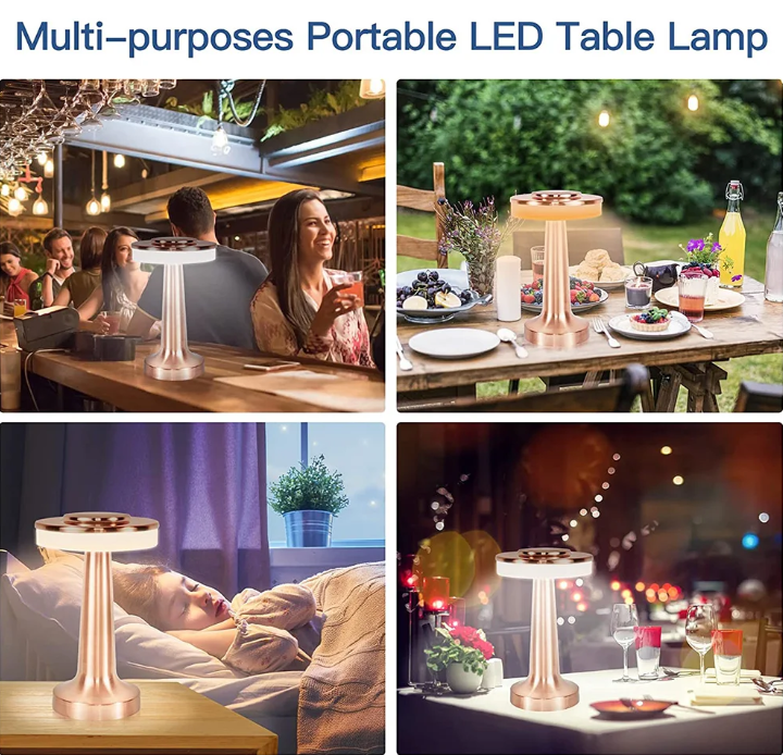 Avelena | Zeitlose Kabellose LED-Tischleuchte
